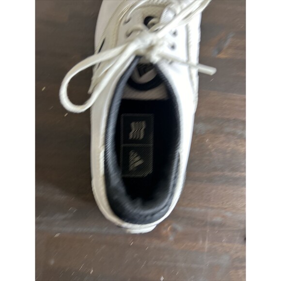 Adidas White Brown Z-Traxion Golf Shoes Oxford Style EVN791003 Men's Size 7.5 - Picture 10 of 11